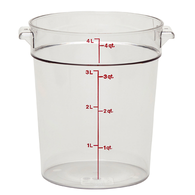 Storage Container, round, 4 qt.