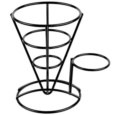 Black Fry Cone with 1 ring - 5