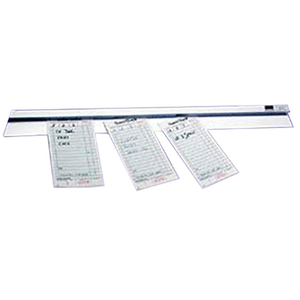 Check Minder Ticket Rail/Holder, wall mount, 48